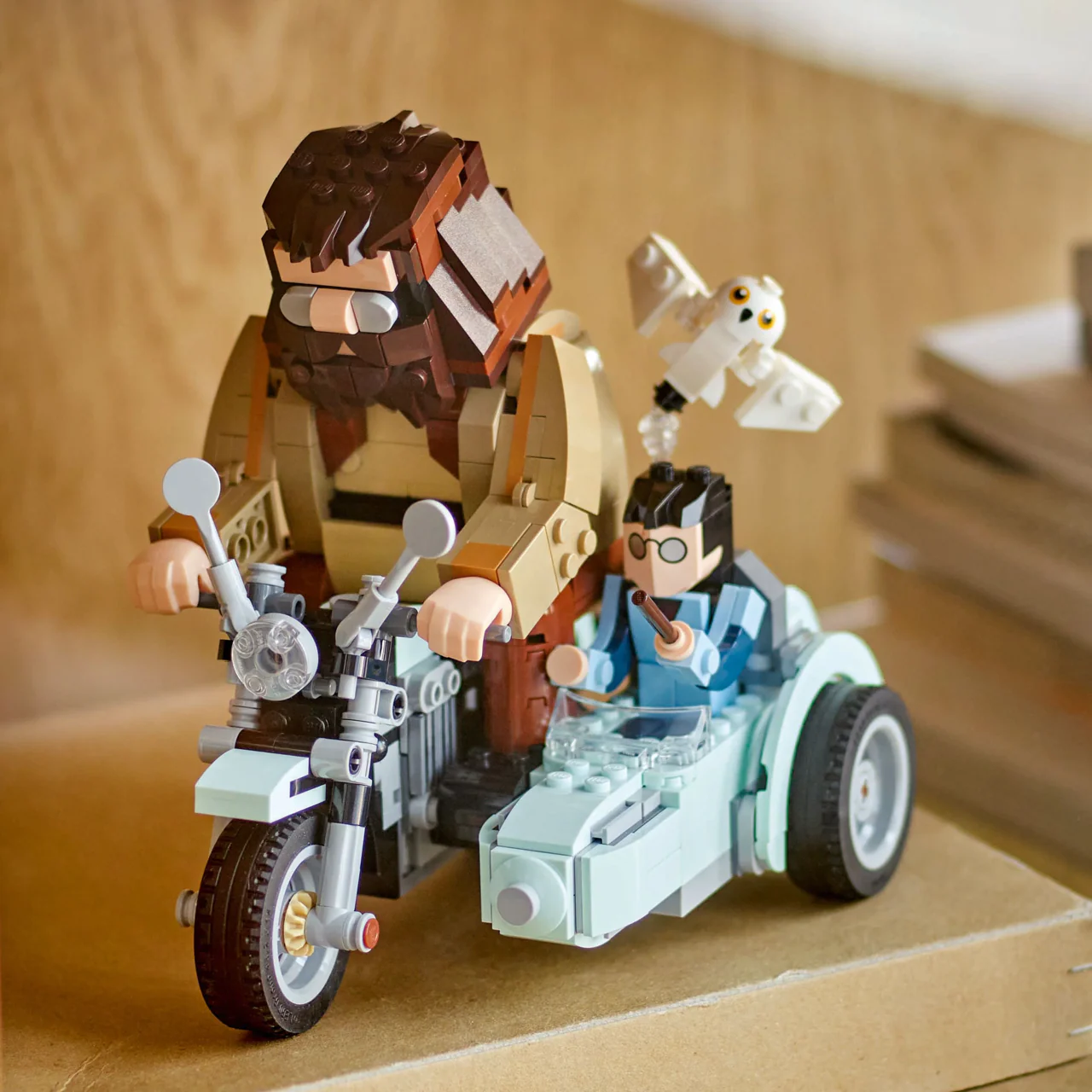 ハグリッドとハリーの空飛ぶオートバイライド レゴ - Image 5