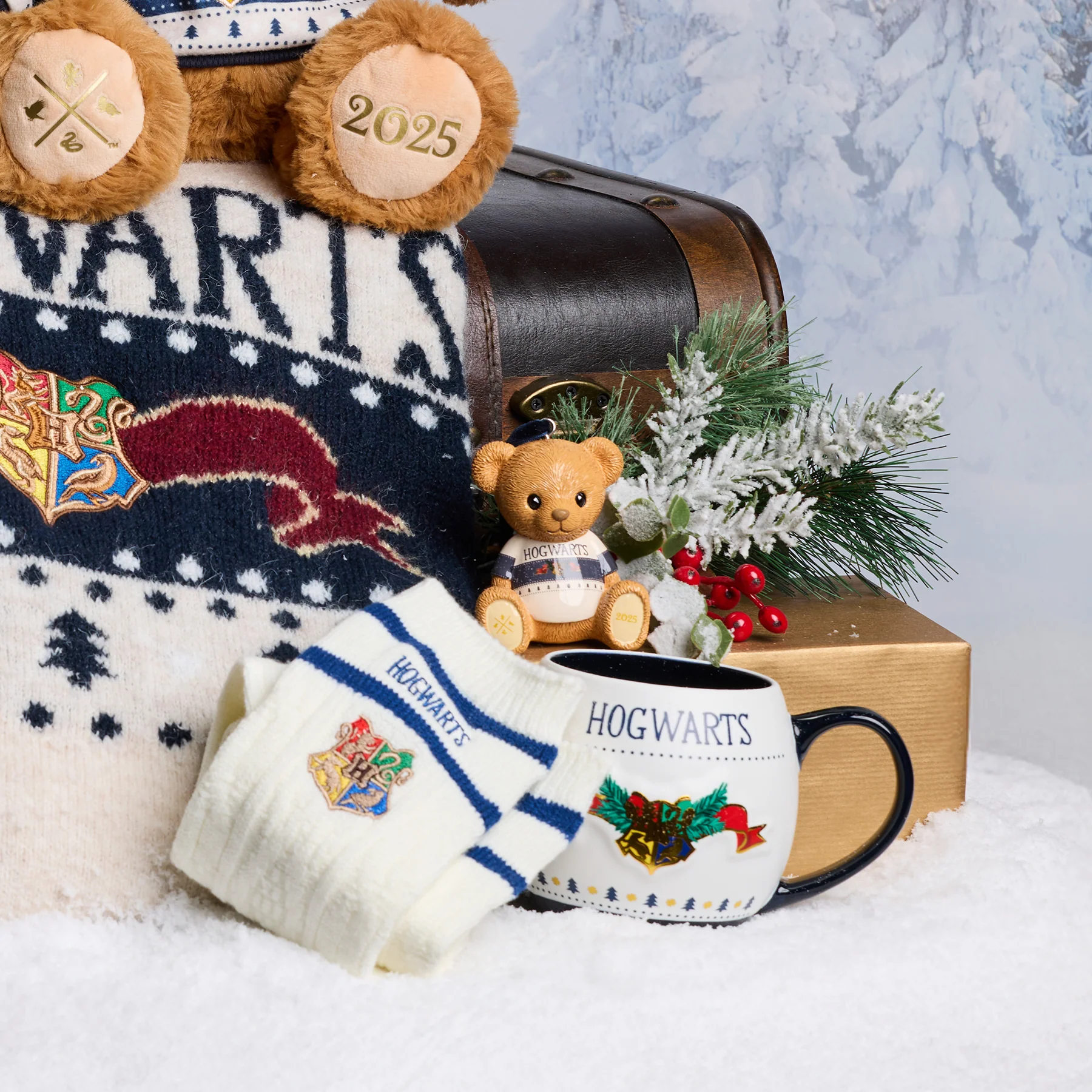ホグワーツ クリスマス ベア オーナメント - Image 3