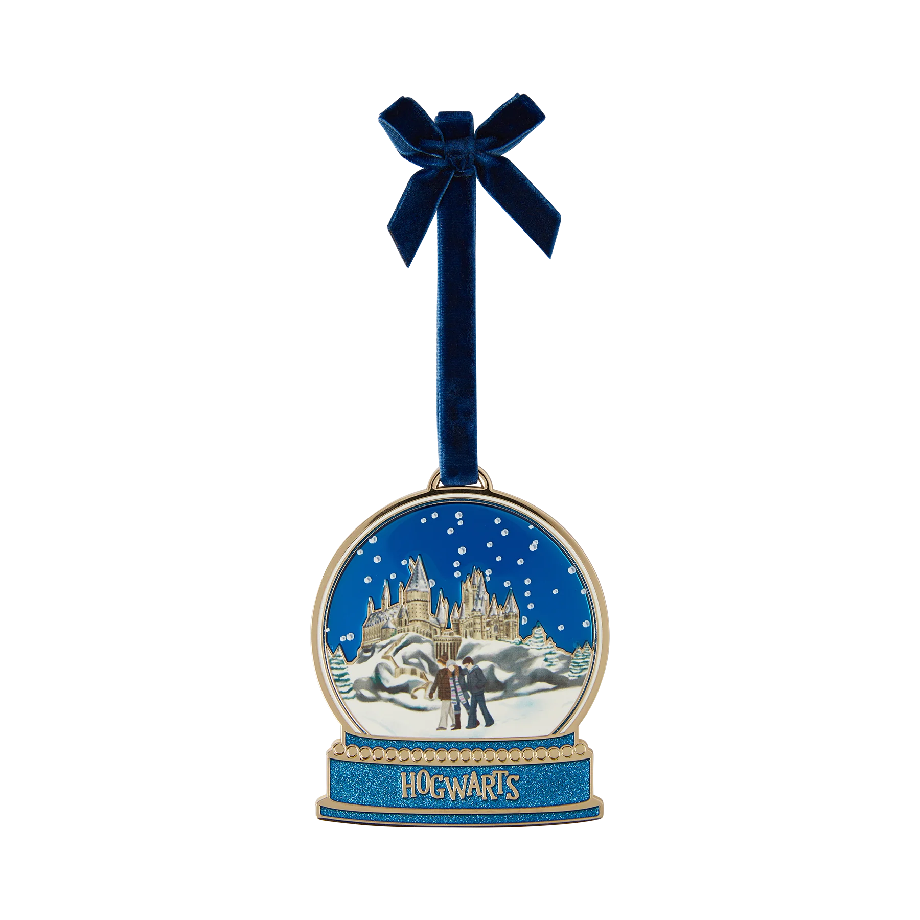 ホグワーツ・イン・ザ・スノー クリスマス トリオ スノードーム オーナメント