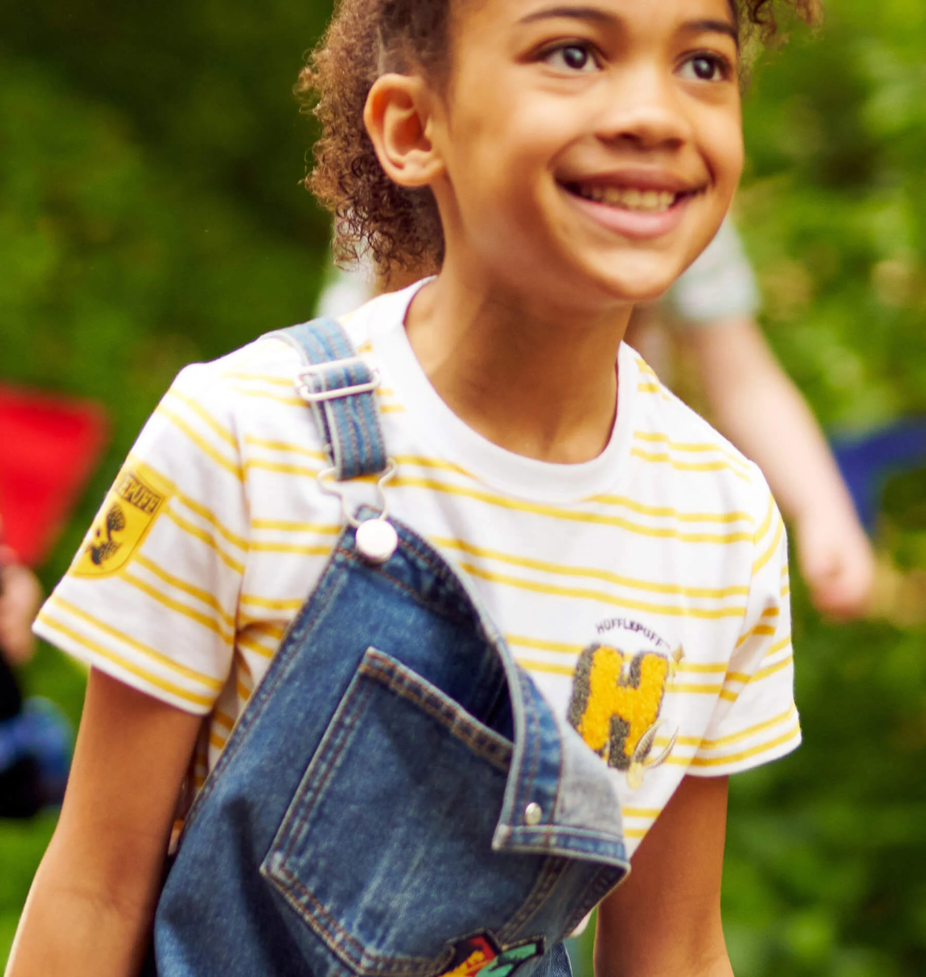 ハッフルパフ ストライプ Tシャツ 子ども用 - Image 4