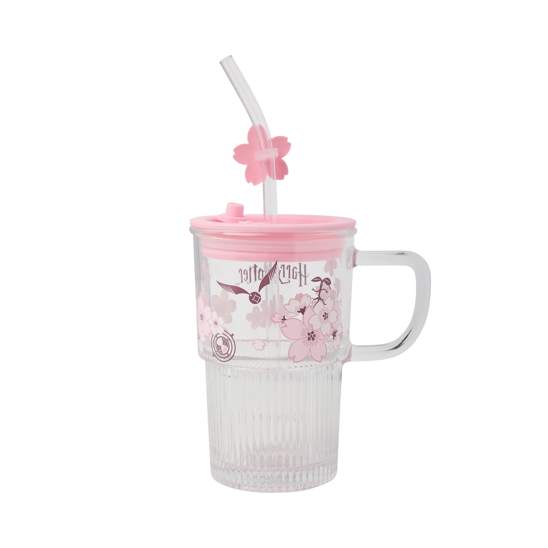 サクラ グラス マグカップ & ストロー セット - Image 3