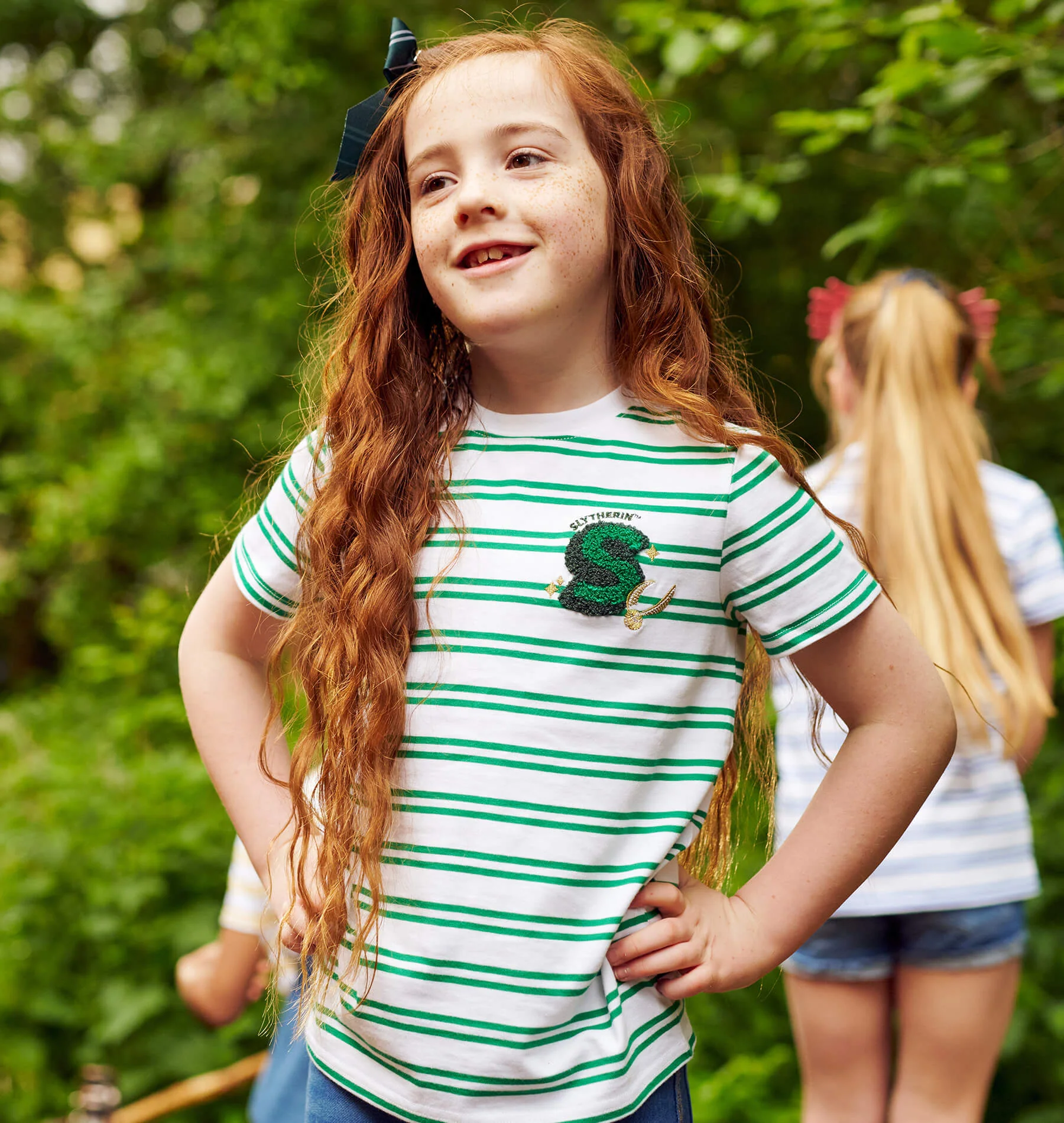 スリザリン ストライプ Tシャツ 子ども用 - Image 4
